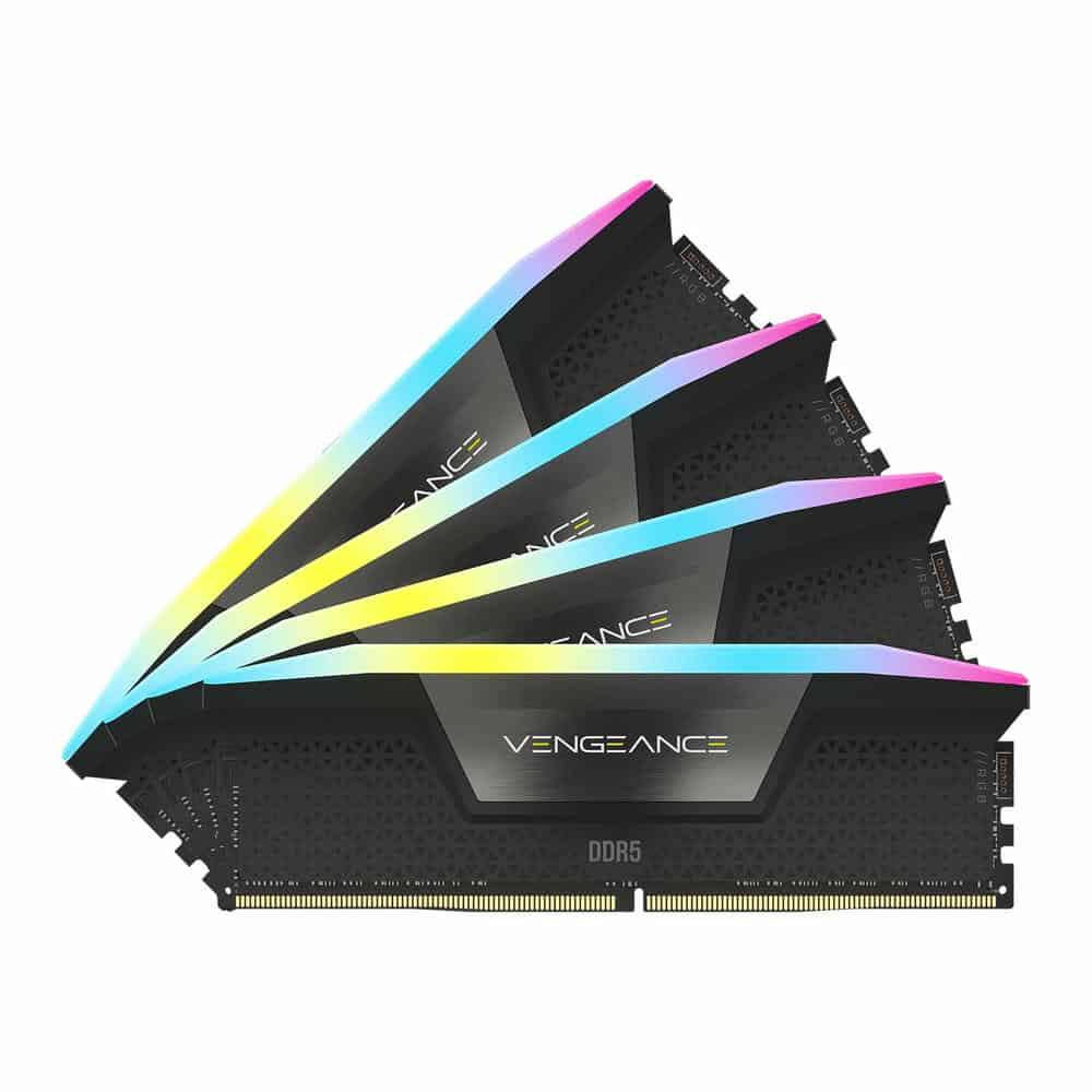 (image for) Corsair Vengeance RGB Black 128GB 5600MHz DDR5 Memory Kit